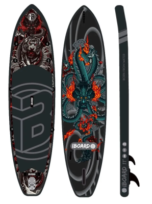 Надувная доска для SUP-бординга IBOARD 11' Fury 2023