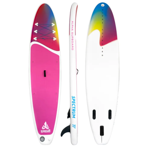 Надувная доска для SUP-бординга ALPHA SUPBOARD SPECTRUM 11 COMFORT WHITE