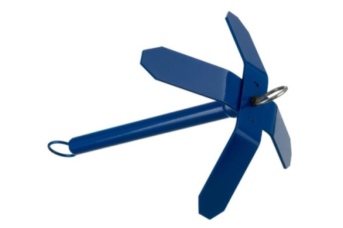 Якорь кошка разборный 2,6 кг, синий цвет