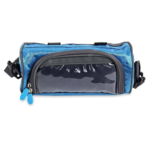 Сумка на руль синяя