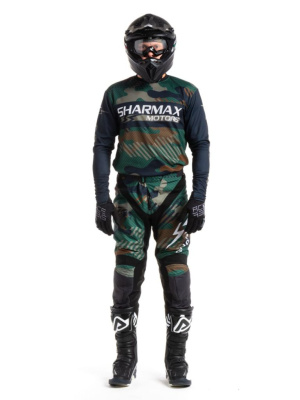 Мотоштаны Sharmax Military Green