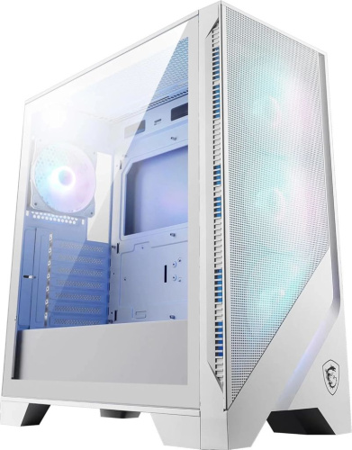 Корпус ATX MSI MAG Forge 320R Airflow 306-7G23W21-HH9 белый, без БП, боковая панель из закалённого стекла, 2*USB 3.0