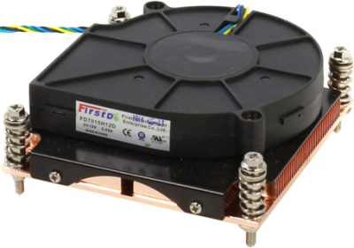 Кулер Procase CA1156 Медный активный 1U под Socket 1150/1155/1156 (fan 5000rpm)