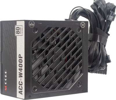 Блок питания ATX ACCORD ACC-W400P 400W, 80 PLUS WHITE