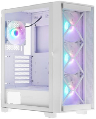 Корпус ATX Montech AIR 1000 PREMIUM WHITE без БП, боковая панель из закленного стекла, USB 2.0, 2*USB 3.2, audio