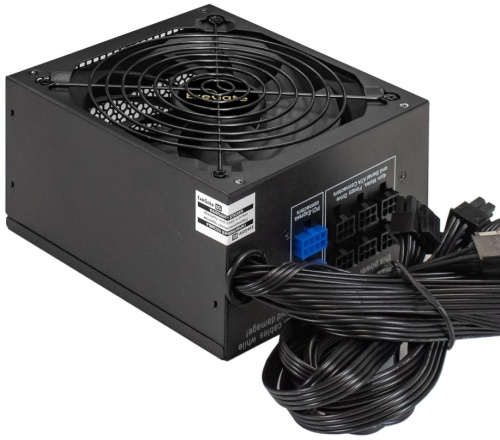 Блок питания ATX Exegate EX292336RUS-S 750W, APFC, 80 PLUS, 140mm fan, кабель 220V с защитой от выдергивания