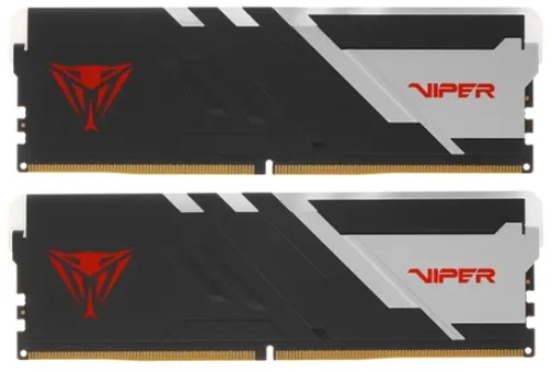 Модуль памяти DDR5 32GB (2*16GB) Patriot Memory PVVR532G640C32K Viper VENOM RGB 6400MHz, PC5-51200, CL32, 1.4В, Retail