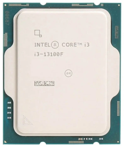 Процессор  Intel i3-13100F Raptor Lake 4C/8T 3.4-4.5GHz (LGA1700, L3 12MB, 10nm, TDP 58W) OEM