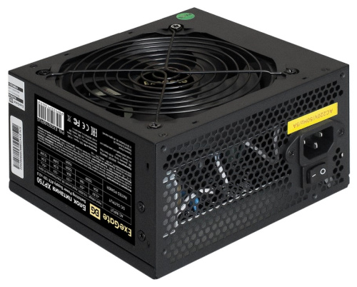 Блок питания ATX Exegate EX292166RUS-PC 750W, 120mm fan, кабель 220V