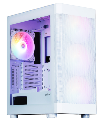 Корпус ATX Zalman i4 TG White белый, без БП, боковая панель из закаленного стекла, 2*USB 3.0, USB 2.0, audio