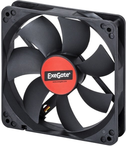 Вентилятор для корпуса Exegate ExtraPower EP12025SM EX283395RUS 120x120x25 мм, Sleeve bearing (подшипник скольжения), Molex, 1800RPM, 25dBA