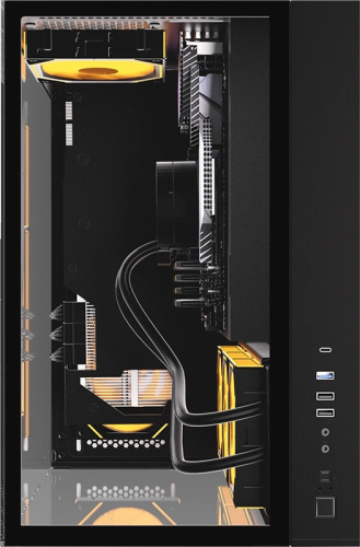 Корпус ATX FORMULA CRYSTAL Z9 B черный, без БП, панель из закаленного стекла, 2*USB 3.0, audio