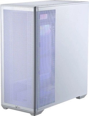 Корпус ATX FORMULA AIR POWER G5 PLUS W белый, без БП, боковая панель из закаленного стекла, 2*USB2.0, audio
