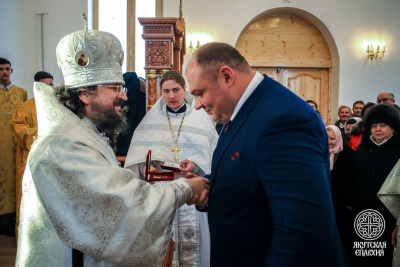 В Южной Якутии освятили величественный Ильинский храм /  Алдан Алданский Республика Саха (Якутия)