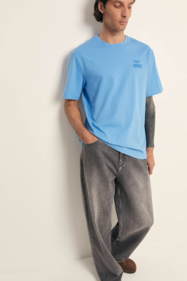 Футболка из хлопка с принтом