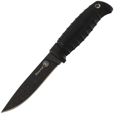 Нож Финский, сталь AUS-8 SW черный, Кизляр