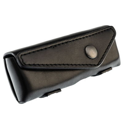 Чехол горизонтальный для складного ножа на пояс, 130 мм, 1 кнопка