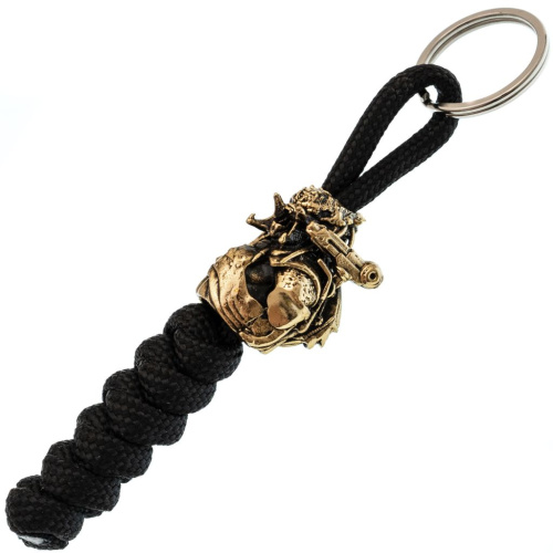 Бронзовая бусина Хищник с темляком