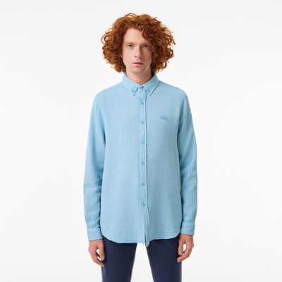 Мужская хлопковая рубашка Lacoste