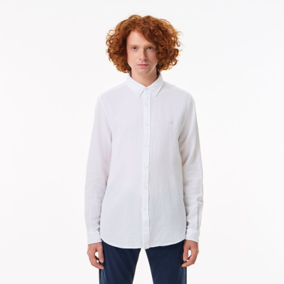 Мужская хлопковая рубашка Lacoste