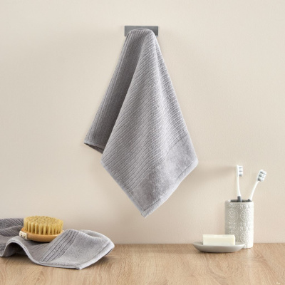 Полотенце махровое Vincenza, серое II