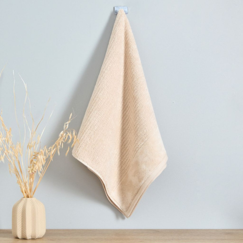 Полотенце махровое Vincenza, бежевое I