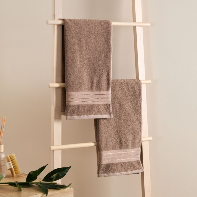 Комплект махровых полотенец Basena, капучино I