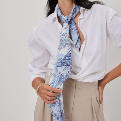 Платок шейный Divina, голубой II