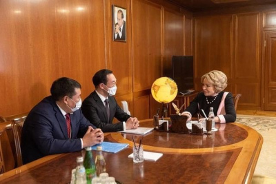 Глава Якутии встретился с Председателем Совета Федерации Федерального Собрания РФ / ЯСИА   Республика Саха (Якутия)