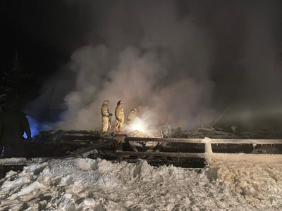 В Якутии после пожара обнаружены фрагменты тел двух мужчин / ЯСИА   Республика Саха (Якутия)