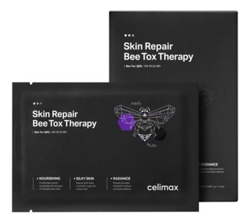Тканевая маска с пчелиным ядом Skin Repair Bee Tox Therapy Mask 25мл: Маска 10шт