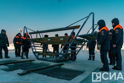 В Якутске началась подготовка к Крещенским купаниям / Айаал Аргунов Якутск Якутск Республика Саха (Якутия)