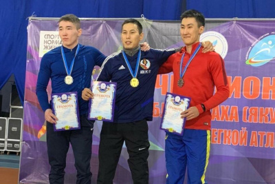 Спринтер из Ленска выиграл три золотые медали зимнего чемпионата Якутии по легкой атлетике / ЯСИА  Ленский Республика Саха (Якутия)