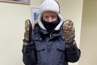 Фотофакт: журналист Алексей Пивоваров прибыл на Полюс Холода / ЯСИА   