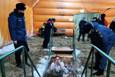 Крещенские купания в Якутии прошли без происшествий / ЯСИА   Республика Саха (Якутия)