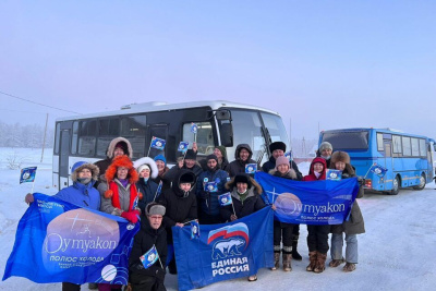Более 60 спортсменов проводили на экстремальный забег "Полюс Холода" в Якутии / Дьулустаан Сергеев   Республика Саха (Якутия)