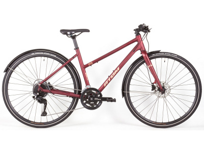 Женский велосипед Atom Symbiotic Speed Lady, год 2024, цвет Красный, ростовка 15.5