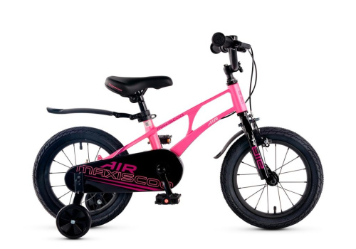 Детский велосипед Maxiscoo Air Стандарт Плюс 14, год 2025, цвет Розовый