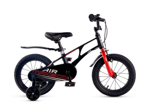 Детский велосипед Maxiscoo Air Стандарт Плюс 14, год 2025, цвет Черный