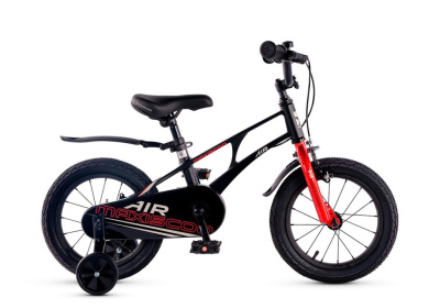 Детский велосипед Maxiscoo Air Стандарт Плюс 14, год 2025, цвет Черный