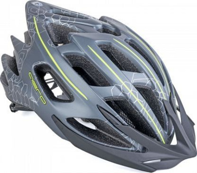 Шлем Author Aero Inmold X8 (серый / зеленый 52 - 58 см)