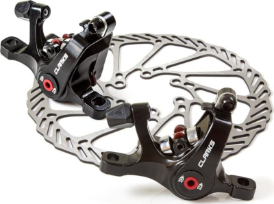 Комплект дискового тормоза CLARK`S CMD-22 Post Mount (шоссе, велокросс) (комплект 2 пары)