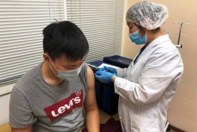 Ревакцинация персонала от коронавируса продолжается в ГУП «ЖКХ Якутии" / ЯСИА   Республика Саха (Якутия)