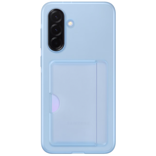 Чехол-крышка  Card Slot Case для Samsung A26, силикон, голубой (EF-OA266TLEGRU)