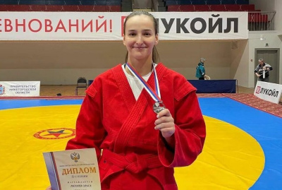 Самбистка Ольга Лихота из Якутии взяла "серебро" на первенстве России / ЯСИА   Республика Саха (Якутия)