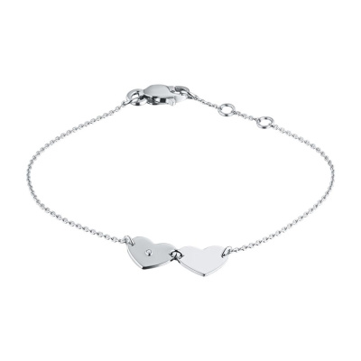 Браслет из белого золота с бриллиантом э0901бр03185900