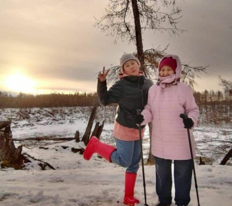 80-летняя «морж» из Усть-Алдана Вера Сивцева поделилась секретом долголетия / ЯСИА   