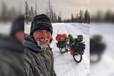 Итальянский велосипедист снова посетит Якутию и попытается покорить "самую длинную дорогу в мире" / ЯСИА   Республика Саха (Якутия)
