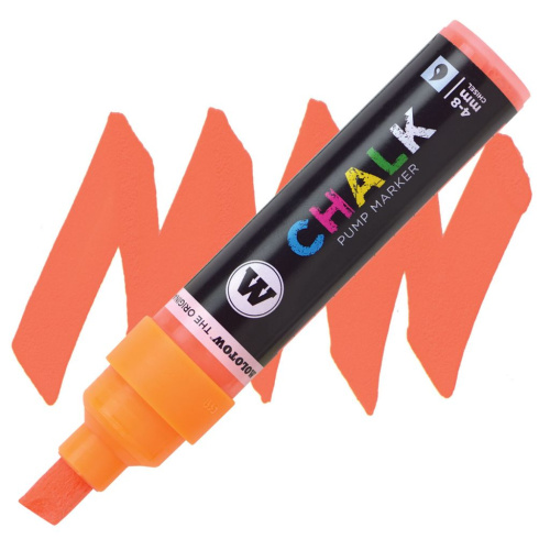 Маркер меловой Molotow "CHALK" 4-8 мм флуоресцентный Оранжевый
