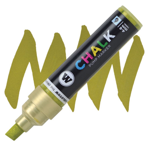 Маркер меловой Molotow "CHALK" 4-8 мм металлик Золото